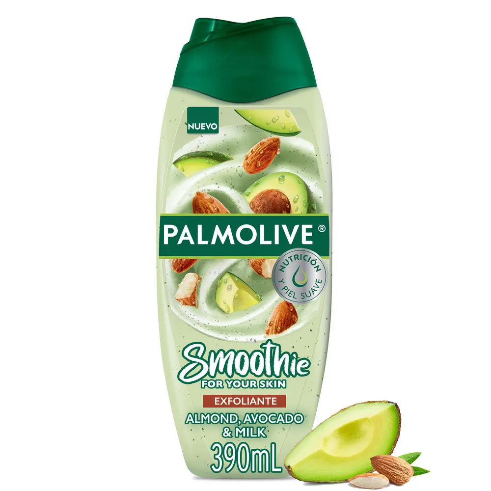 Jabón Líquido Palmolive Corporal Nutritivo Almendra Aguacate y Leche - 390 ml
