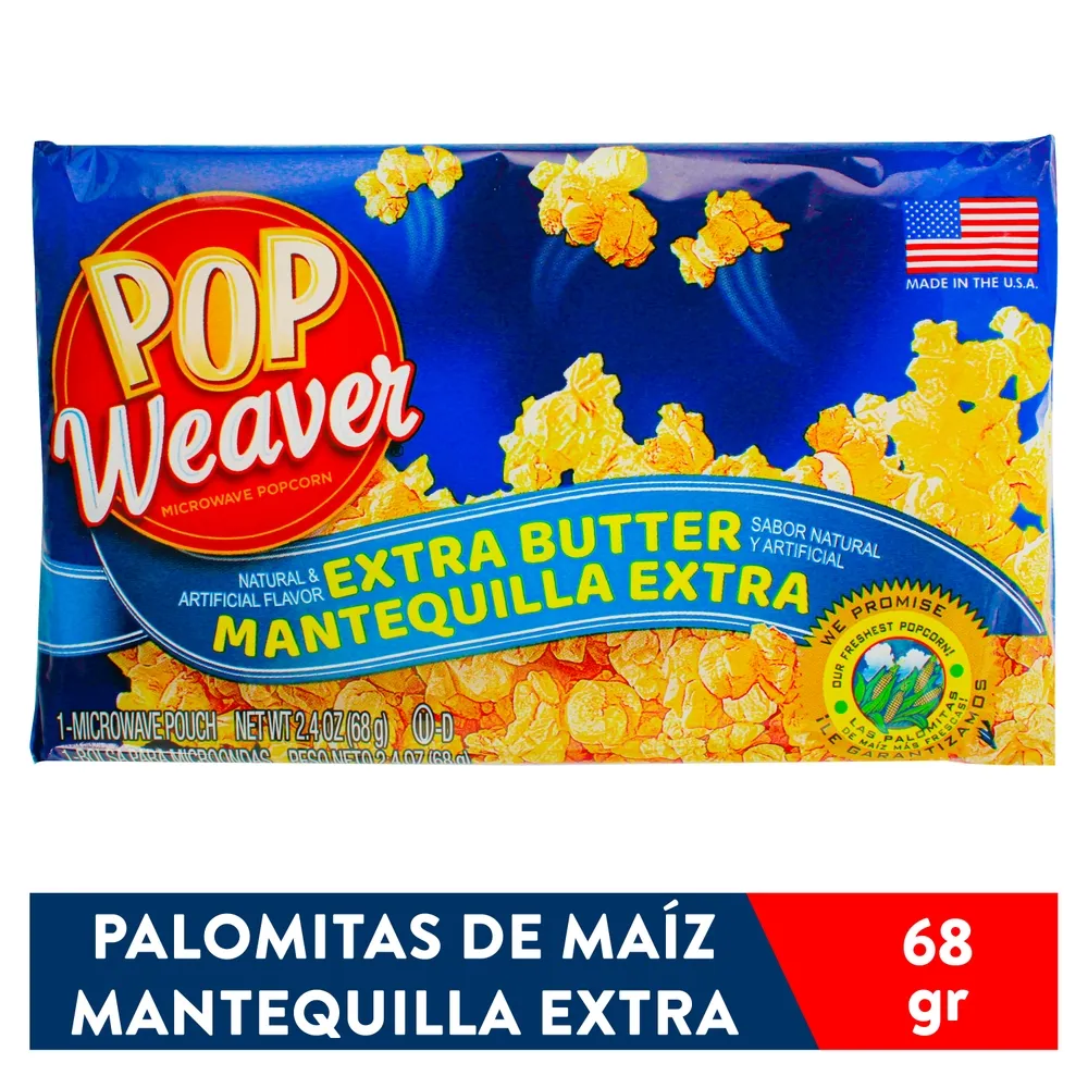 Poporopos  Mantequilla Extra 68g