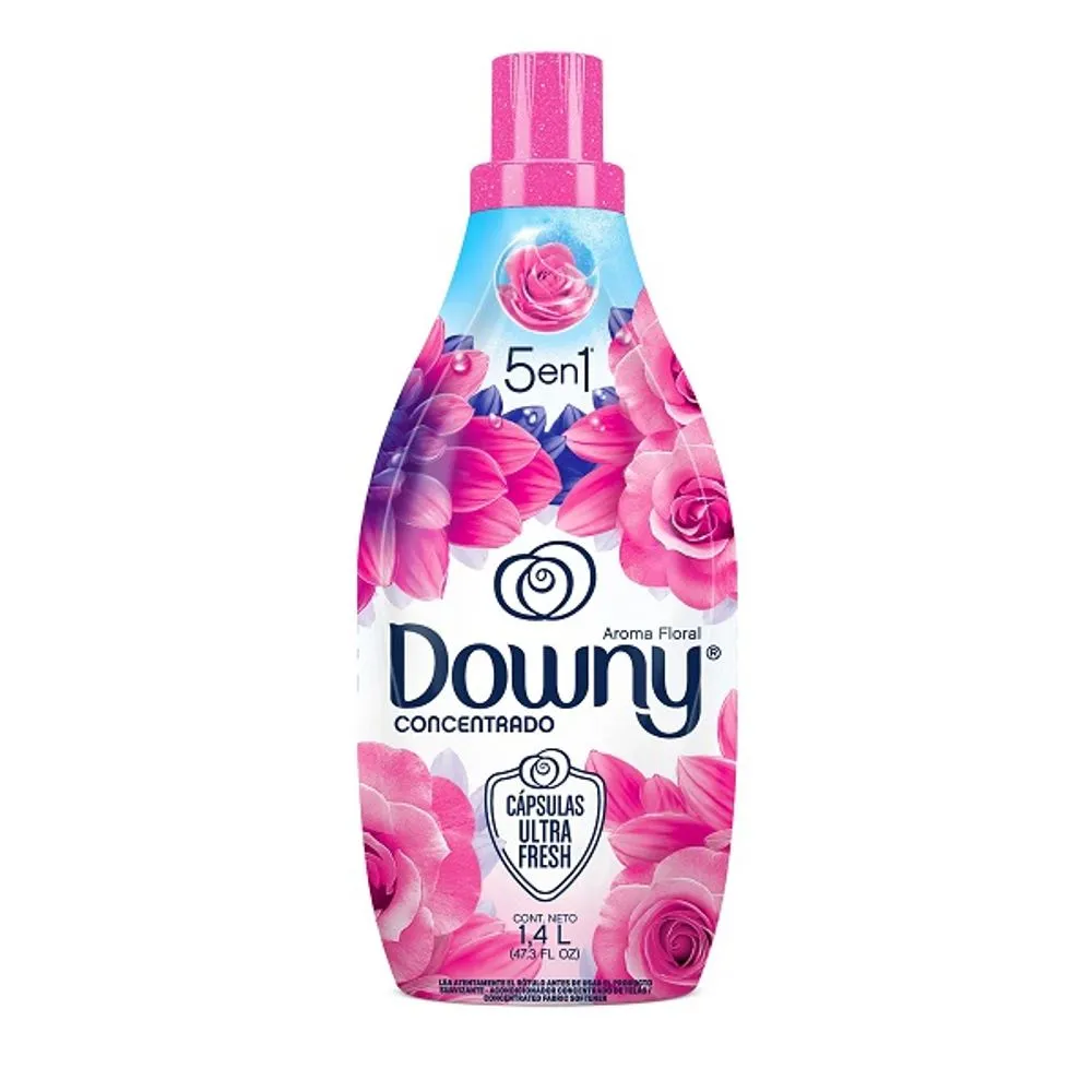 Suavizante Acondicionador De Telas Downy Libre Enjuague Aroma Floral 1.4 L