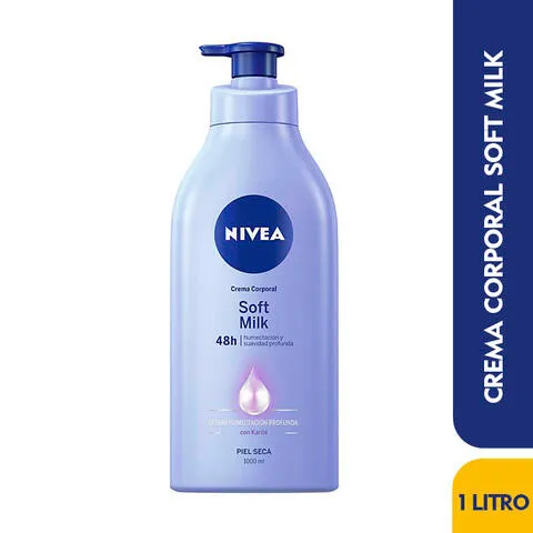 Crema Nivea Soft Milk  1000Ml