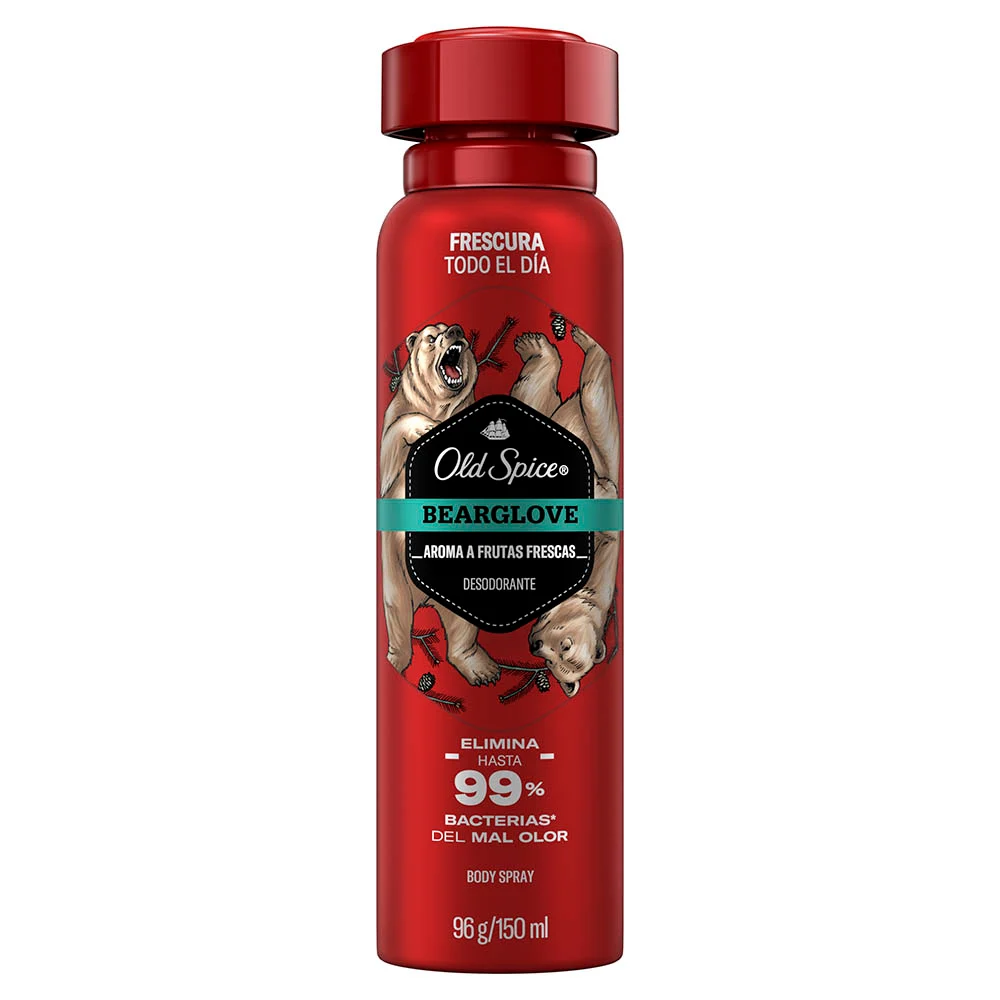 Desodorante Old Spice Bearglove En Spray Para Caballero 96 G